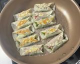豚こま大葉チーズ棒餃子作り方8写真