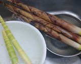 真竹のわさびと納豆和え作り方1写真