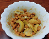 真竹のわさびと納豆和え作り方3写真