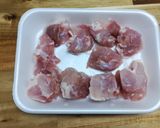鶏モモ肉と青じその天ぷら作り方1写真