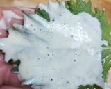 鶏モモ肉と青じその天ぷら作り方2写真