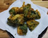 鶏モモ肉と青じその天ぷら作り方4写真