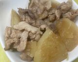 カブと豚肉の煮物　256作り方13写真
