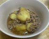 10分で出来る！ひき肉とじゃがいもの煮物作り方6写真