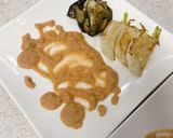 オニオンソースで皮パリ鶏もも肉のソテー作り方8写真