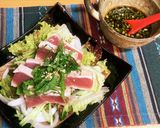 ♡マグロのタタキの豪華サラダ♡作り方5写真