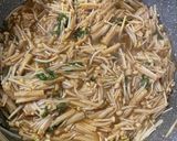 辛いお供！青唐と生姜のなめ茸作り方3写真