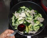 豚キムチきゅうり♪簡単ビールのお供に作り方4写真