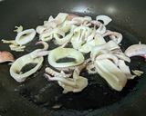 イカにら炒め作り方1写真