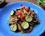 焼きズッキーニをトッピング！トマトパスタ作り方7写真