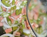 オクラとスパムの炒め物作り方4写真