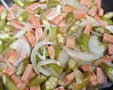 オクラとスパムの炒め物作り方5写真