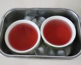 美味★ぷるぷるっ♪赤じそジュースゼリー作り方5写真