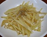 細切りポテトのレモン炒め作り方4写真