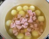 【幼児食】ジャガイモとアスパラのスープ作り方6写真