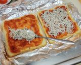 食パンdeチチニエッリ‪‪✿しらすのピザ作り方7写真