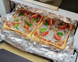 食パンdeチチニエッリ‪‪✿しらすのピザ作り方10写真