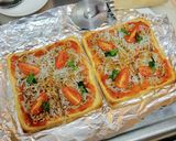 食パンdeチチニエッリ‪‪✿しらすのピザ作り方11写真