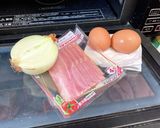 雑に作る！GB（ガーリックベーコン）炒飯作り方1写真