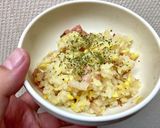 雑に作る！GB（ガーリックベーコン）炒飯作り方17写真