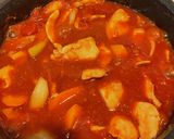 【簡単夕食】鶏胸肉と野菜達のトマト煮作り方6写真