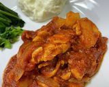 【簡単夕食】鶏胸肉と野菜達のトマト煮作り方8写真