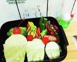 お弁当deクリームソーダ♪簡単キャラ弁☆作り方1写真