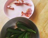 オクラのシーザーサラダ☆おつまみ☆常備菜作り方1写真