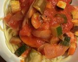 夏野菜de カポナータパスタ作り方4写真