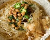暑い日はコレ！梅しそオクラ納豆そうめん作り方3写真