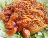 トウモロコシ麺のトマトソース和えサラダ風作り方7写真