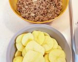 芋と挽肉のミルク煮作り方2写真