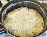 芋と挽肉のミルク煮作り方6写真