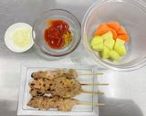 みんな大好き☆焼鳥でなんちゃってカレー作り方2写真