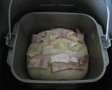 ベーコンとチーズのパン（HB早焼き）作り方4写真
