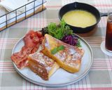 厚切りフレンチトーストとろ～りチーズがけ作り方8写真