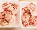 豚バラ軟骨とこんにゃくと玉子の煮物作り方1写真