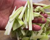 ブロッコリーの茎の中華きんぴら作り方1写真