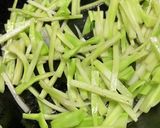 ブロッコリーの茎の中華きんぴら作り方3写真