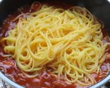 トウモロコシ麺のトマトソース和えサラダ風作り方5写真