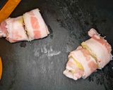 【簡単＆絶品】豚"薔薇"ワサビ串作り方2写真