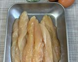 ささみとズッキーニのふわふわフリッター♪作り方1写真