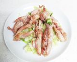 鳥せせりポン酢のキャベツサラダ作り方5写真