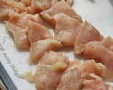 鶏胸肉とピーマンのオイスターソース炒め作り方1写真