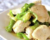 鶏胸肉とピーマンのオイスターソース炒め作り方5写真