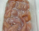 【簡単】鶏胸肉とピーマンの和風炒め作り方1写真