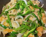 【簡単】鶏胸肉とピーマンの和風炒め作り方6写真