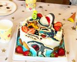 釣りスピリッツ★鮫　B.Dayケーキ作り方22写真