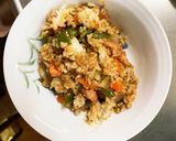 お一人様☆野菜たっぷり中華風オムライス作り方10写真