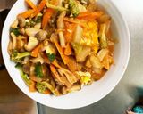 お一人様☆野菜たっぷり中華風オムライス作り方27写真